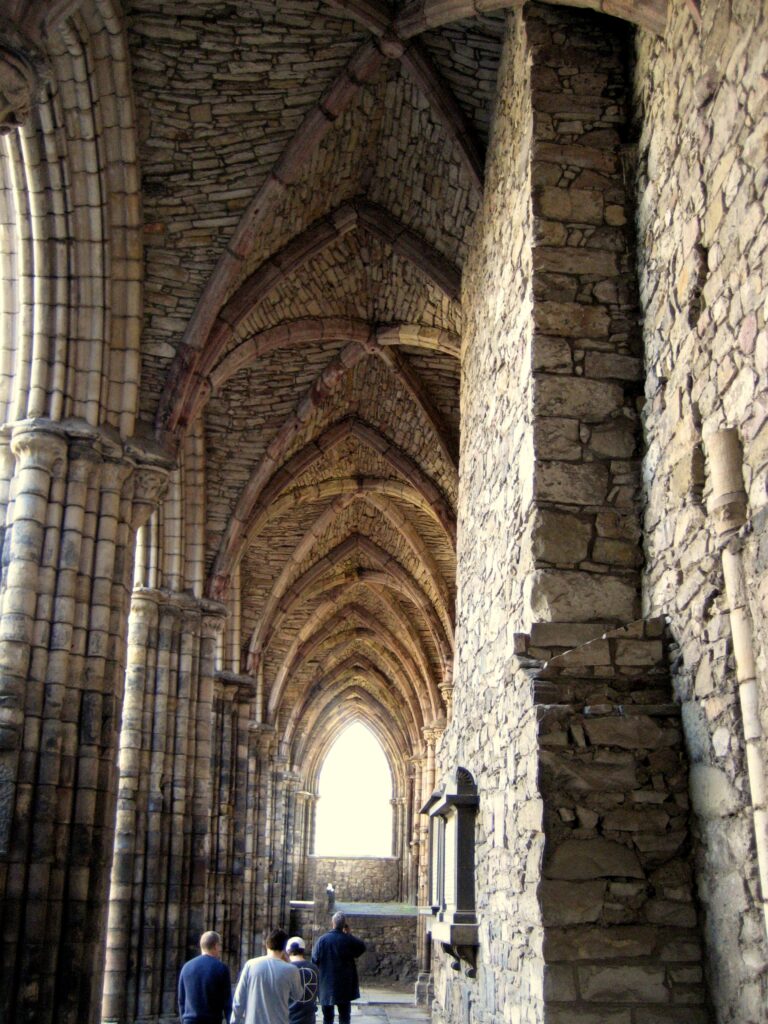 The abbey at Holyrood House